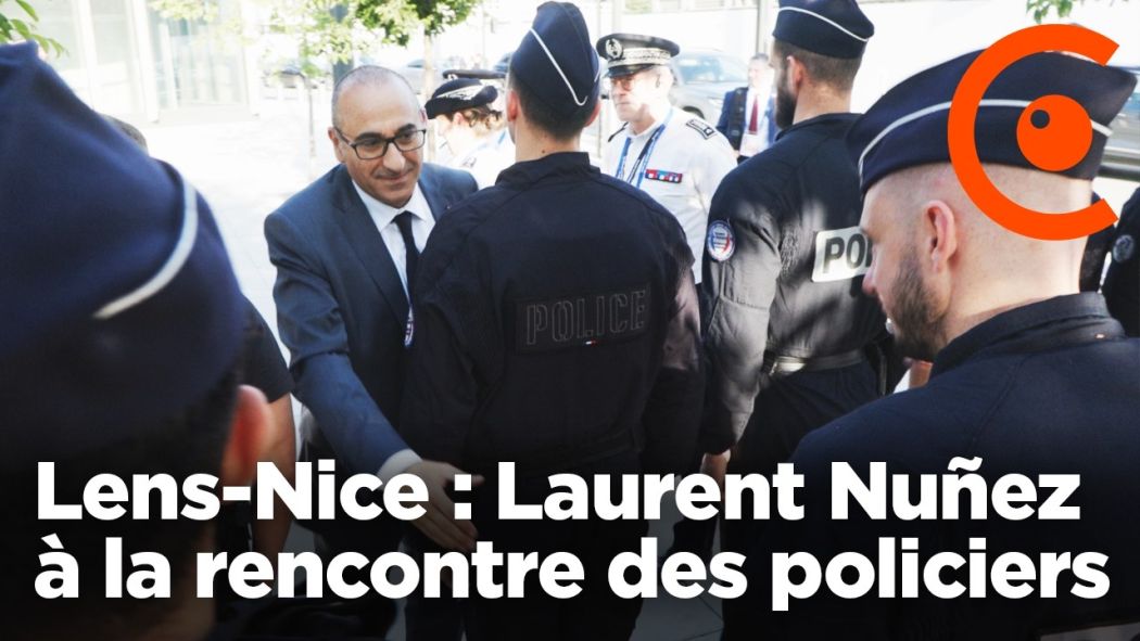  Coupe de France : Laurent Nuñez à la rencontre des policiers mobilisés sur Lens-Nice
