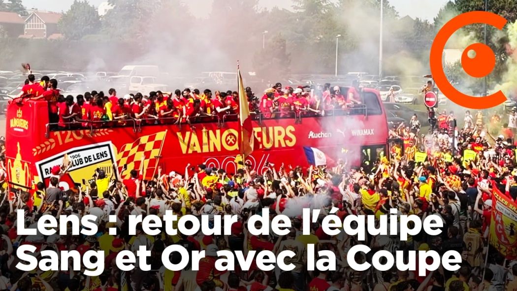 Lens : retour de l'équipe Sang et Or avec la Coupe 
