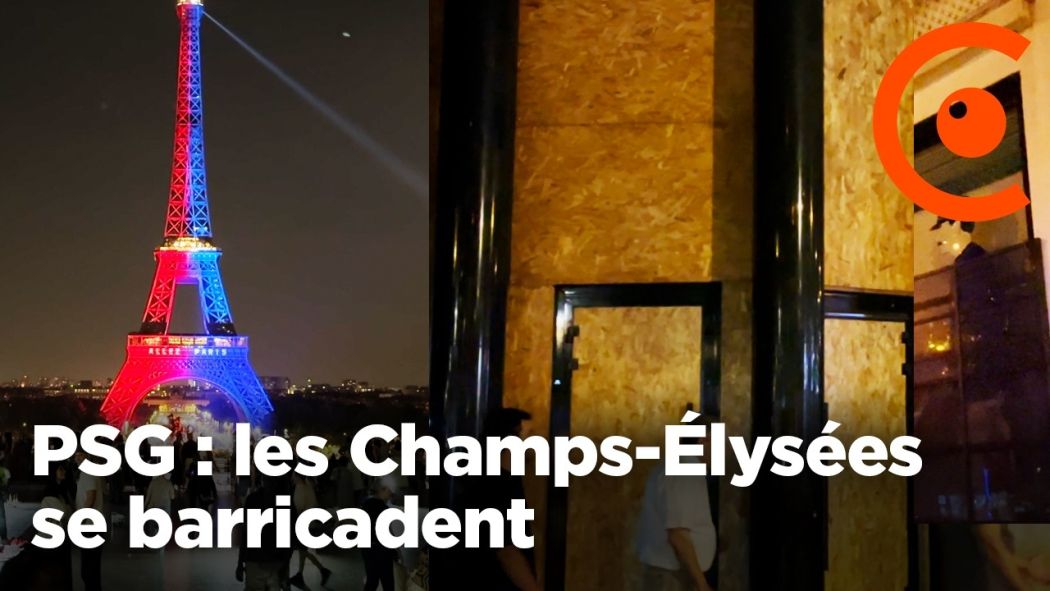 PSG: The Champs-Élysées barricade themselves ahead of the Champions League final