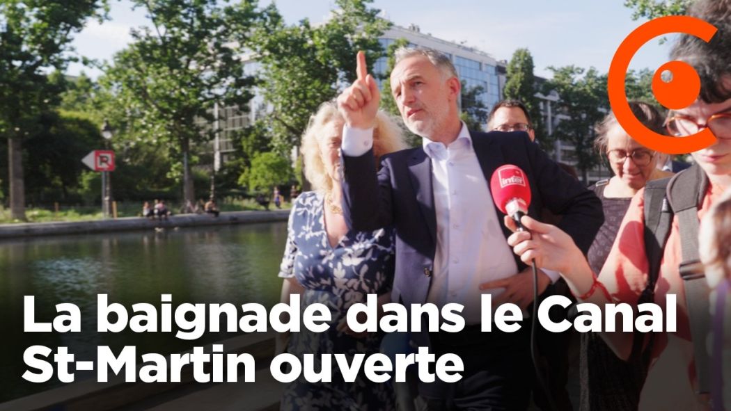 Canicule : la baignade dans le Canal St-Martin ouverte dès demain annonce Emmanuel Grégoire