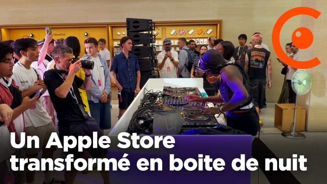 Fête de la musique : un Apple Store  transformé en boite de nuit