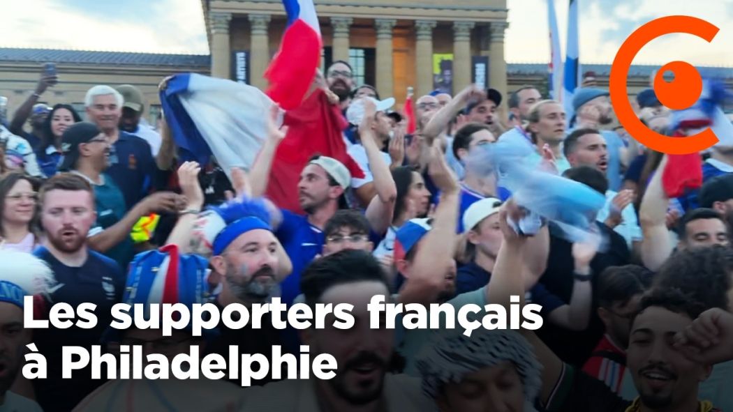 World Cup: gathering of supporters before France - Iraq