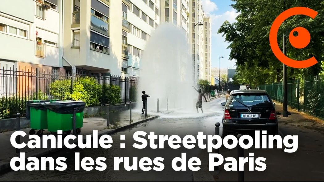 Canicule : Streetpooling dans les rues de Paris