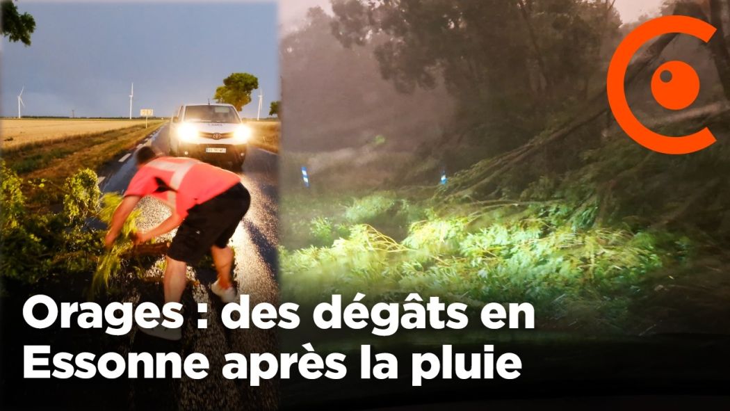 Storms: damage in Essonne after the rain