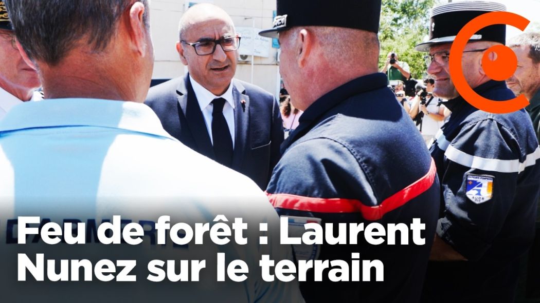 Incendies : Laurent Nunez sur le terrain, le feu de forêt de l’Aude est fixé 