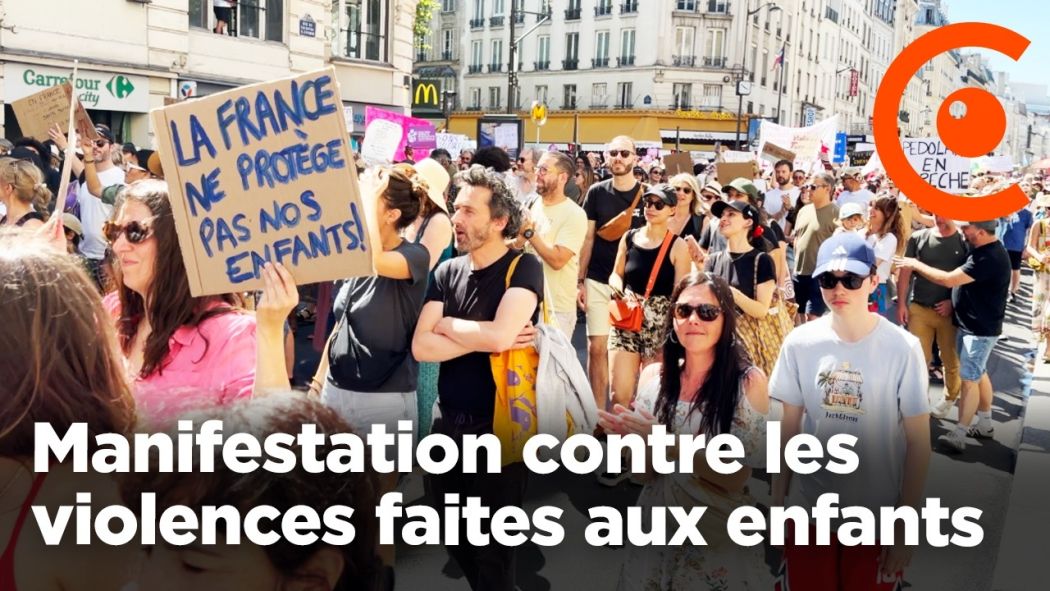 Manifestation contre les violences faites aux enfants 