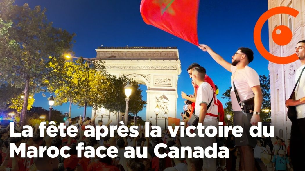 Coupe du Monde : fête après la victoire du Maroc face au Canada