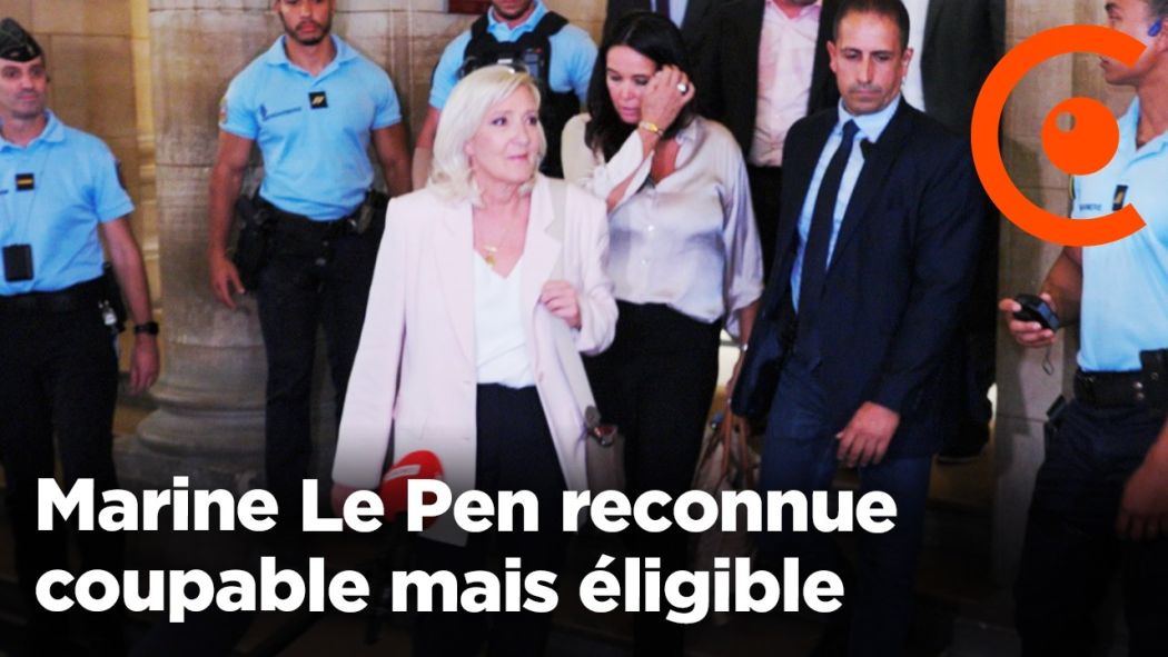  Marine Le Pen reconnue coupable, condamnée à 1 an de prison avec bracelet électronique mais éligible