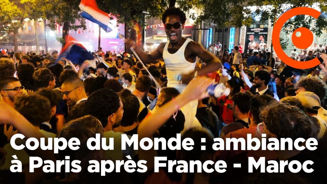 Coupe du Monde : ambiance après sur les Grands Boulevards France/Maroc