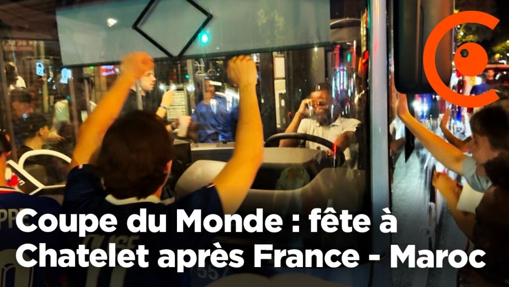 Coupe du Monde : fête à Châtelet après France - Maroc