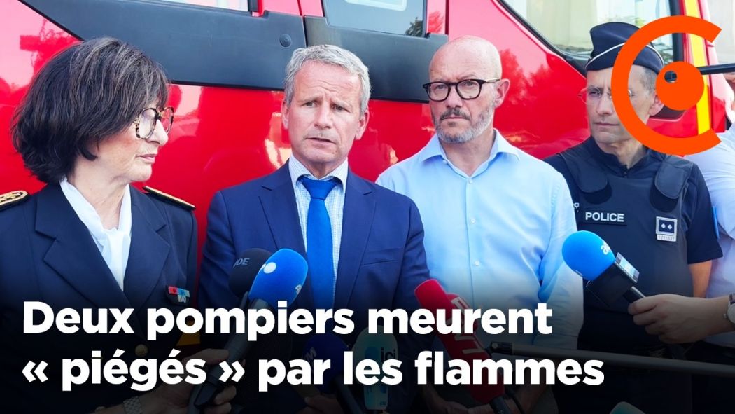 Fires: two firefighters die “trapped” by the flames near Bordeaux