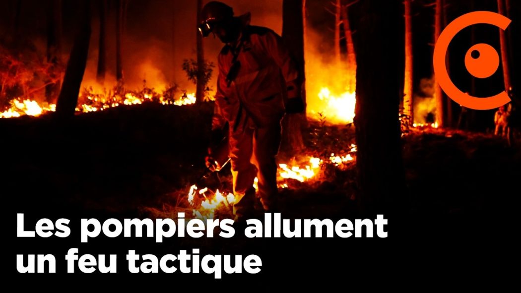 Gironde : les pompiers allument un feu tactique