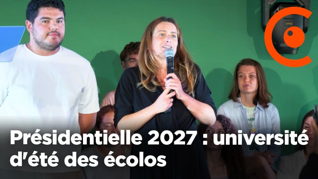 Présidentielle 2027 : université d'été des écolos à Tours