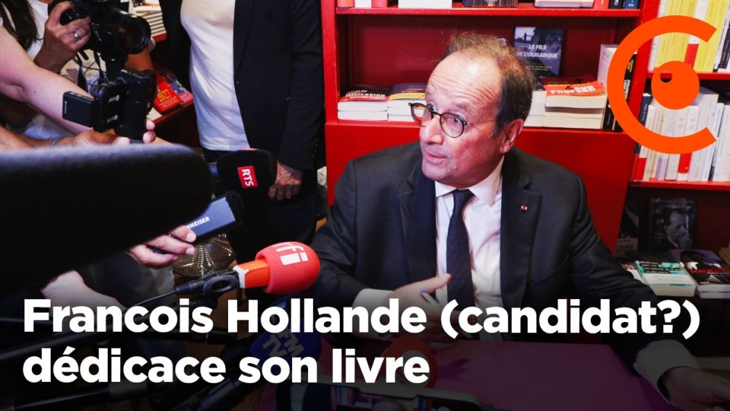 François Hollande a candidate: “If it’s meant to happen, it will happen,” he said at his book signing