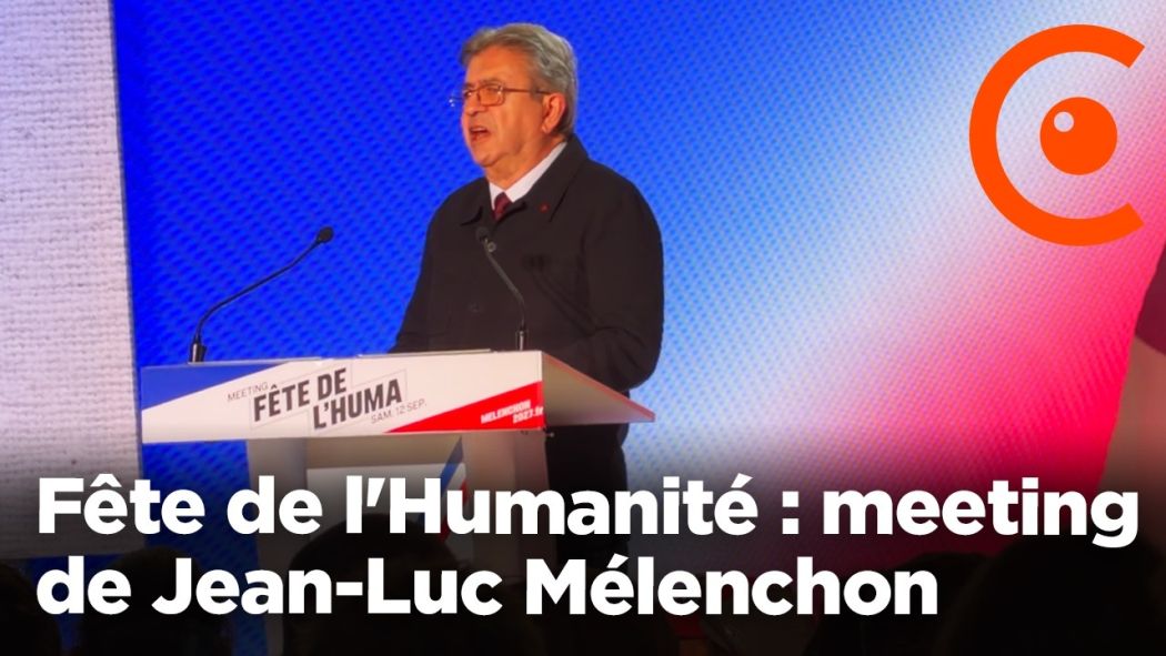 Fête de l'Humanité: Jean-Luc Mélenchon rally