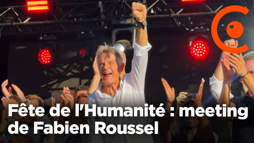 Fête de l'Humanité: Fabien Roussel rally