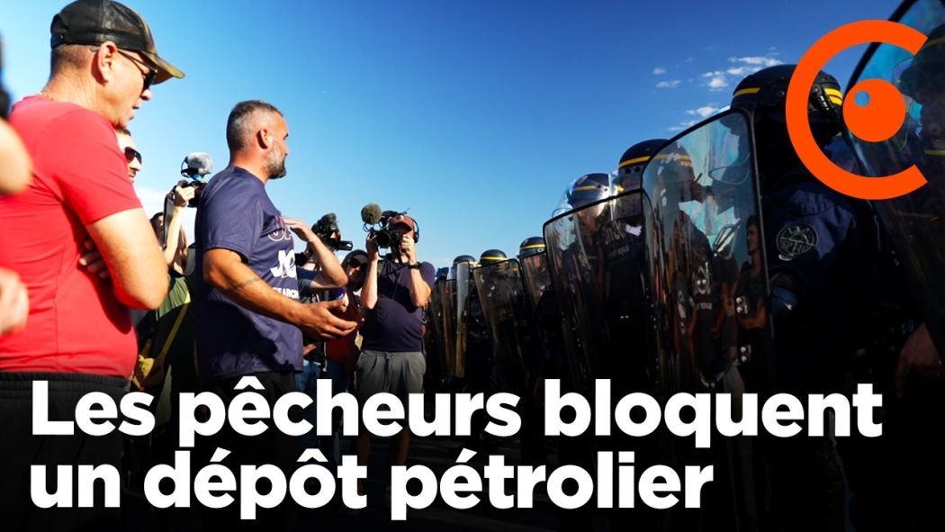 Des pêcheurs bloquent le dépôt pétrolier de Frontignan pour protester contre les prix du carburant