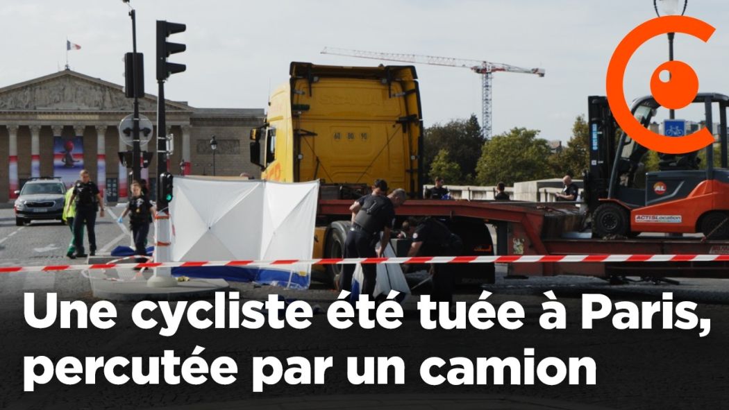 Une cycliste de 57 ans a été tuée à Paris, percutée par un camion