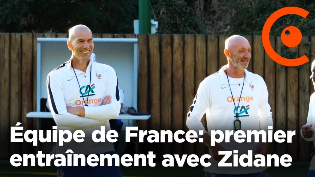 Équipe de France: premier entraînement sous les ordres de Zidane