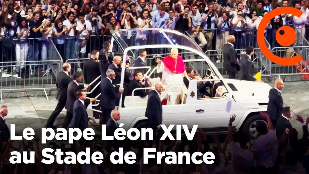 Le pape Léon XIV au Stade de France