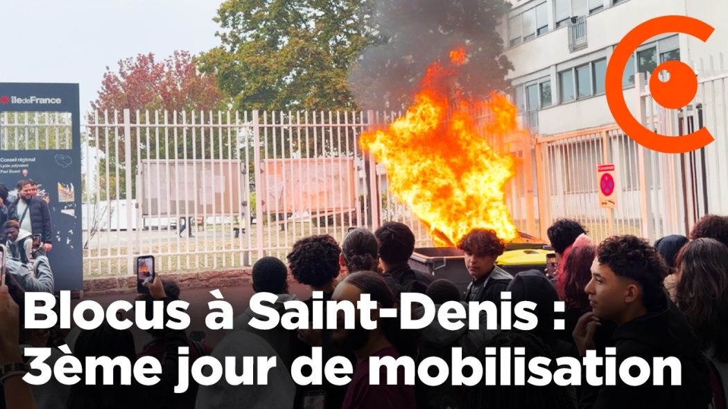 Blocus à Saint-Denis : 3ème jour de mobilisation