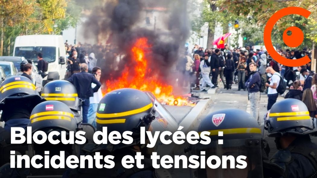  Blocus des lycées : incidents et tensions à Saint-Denis et Aubervilliers entre lycéens et policiers