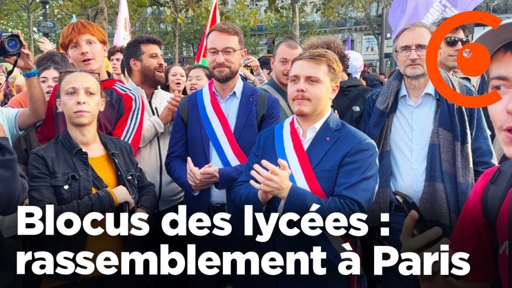 Blocus des lycées : rassemblement Place de la République