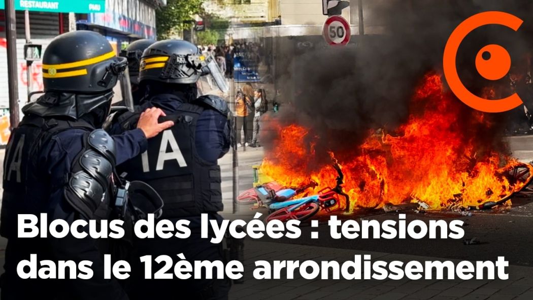 Blocus des lycées : manifestation sauvage, tensions et interventions des forces de l'ordre