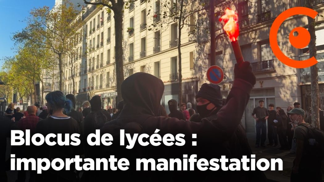 Blocus des lycées : manifestation spontanée dans les rues de Paris