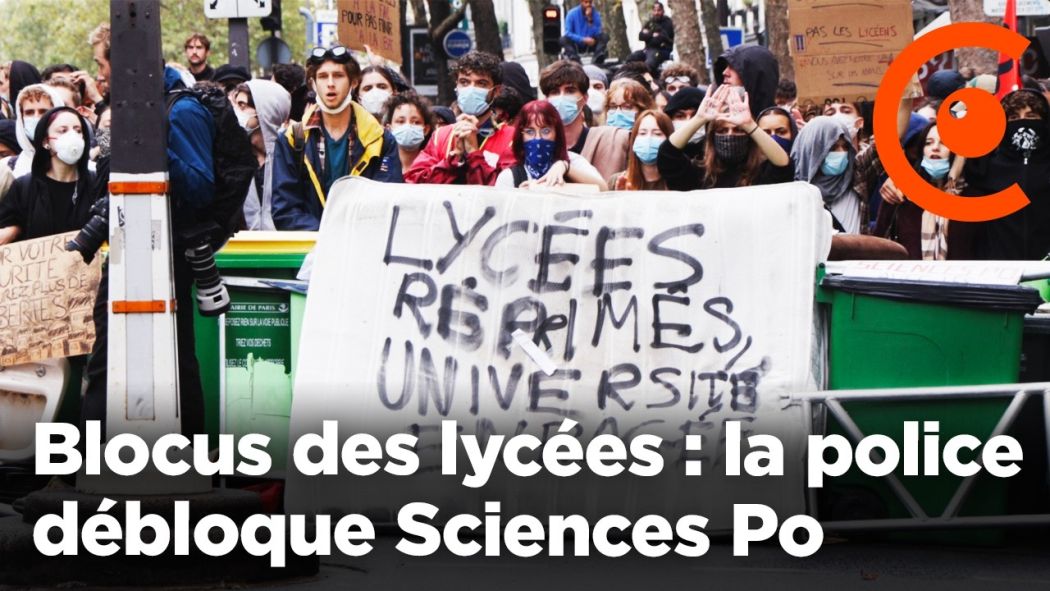 Blocus des lycées : la police débloque Sciences Po