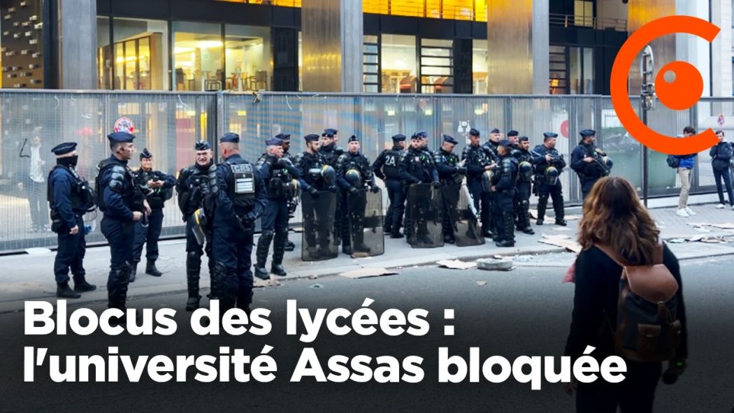 Blocus des lycées : l'université Assas bloquée
