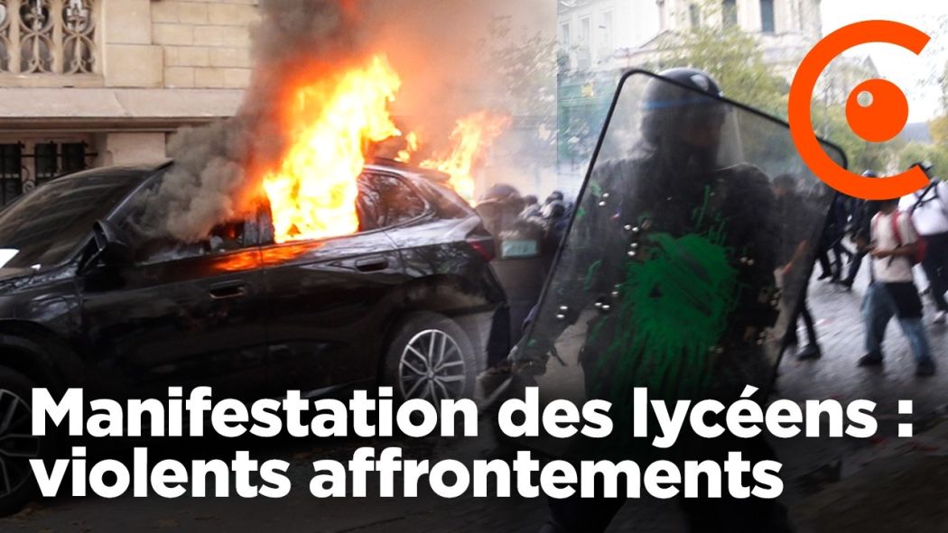 Tensions during the high school and student demonstration