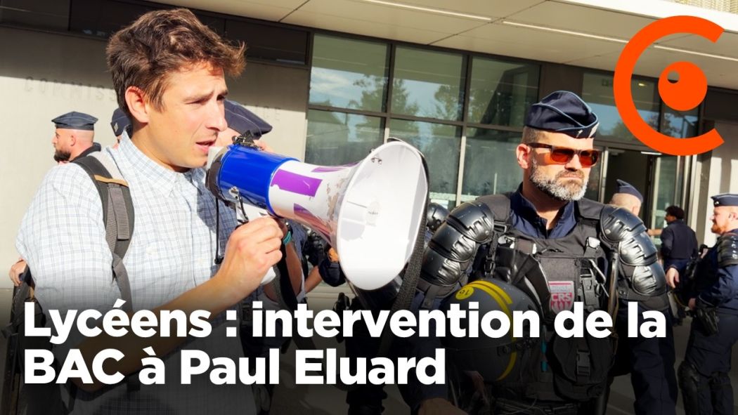 Blockade: demonstration and testimony after arrests in Saint-Denis 