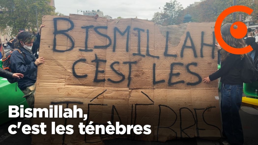 Blocus des lycées : des pancartes « Bismillah, c’est les ténèbres » aperçues