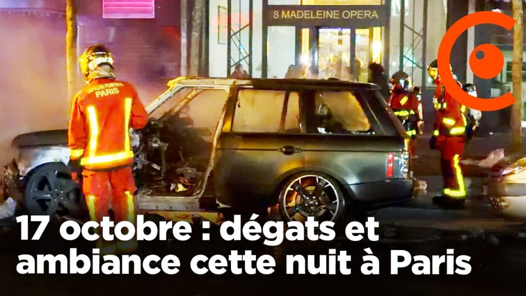 17 octobre : les dégâts dans Paris cette nuit 