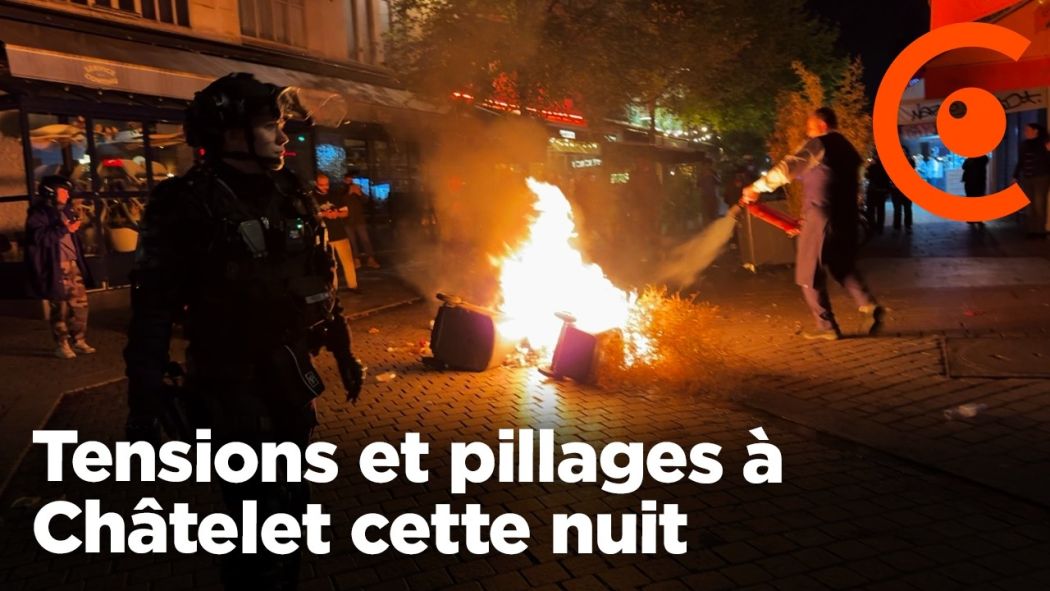 Evening of tensions in the Les Halles district