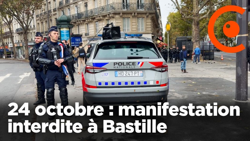 October 24: Demonstration Banned on Place de la Bastille