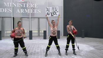 Firefighters accused of rape: Femen's action