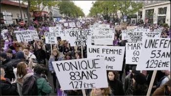 Féminicide : manifestation massive de "Nous Toutes" 
