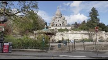 Coronavirus : Montmartre déserté à cause du confinement
