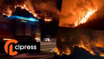Incendie en Isère : le feu progresse durant la nuit