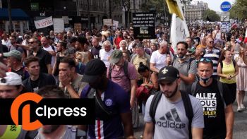 Manifestation contre le pass sanitaire : 8ème semaine consécutive 