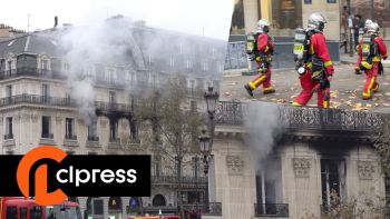 Important incendie de bureau dans le quartier de l'Opéra