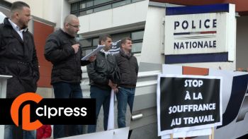 Les policiers de Saint-Ouen manifestent contre leur cheffe