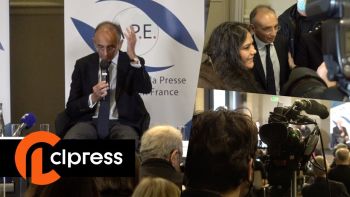 Éric Zemmour interrogé par l'association de la Presse Étrangère