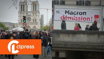 Emmanuel Macron à Notre-Dame : le parvis évacué après des appels à manifester