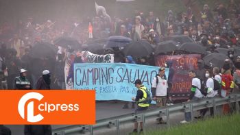 Manifestation contre l'autoroute A69 entre Toulouse et Castres (22 avril 2023, Saïx, France)