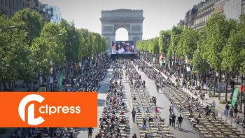 La plus grande dictée au monde sur les Champs-Élysées