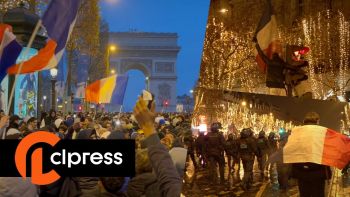 Mondial 2022 : France-Argentine, ambiance sur les Champs-Élysées 