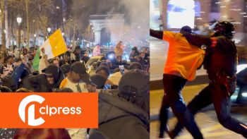 CAN: Fête et incidents sur les Champs-Élysées après la victoire de Côte d'Ivoire